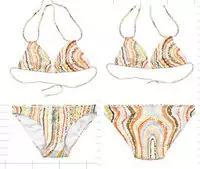 2013 paul smith swimwear femmes genereux bikini britain ps1008 white